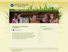 Tablet Screenshot of levirestaurants.fi